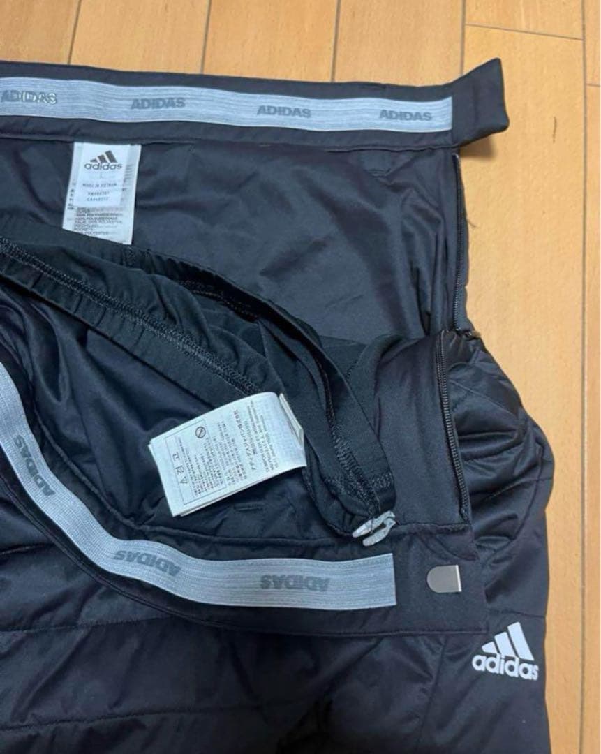 新品　XL Lアディダス　adidas　ゴルフ　秋冬物ジャケット&スカート 黒