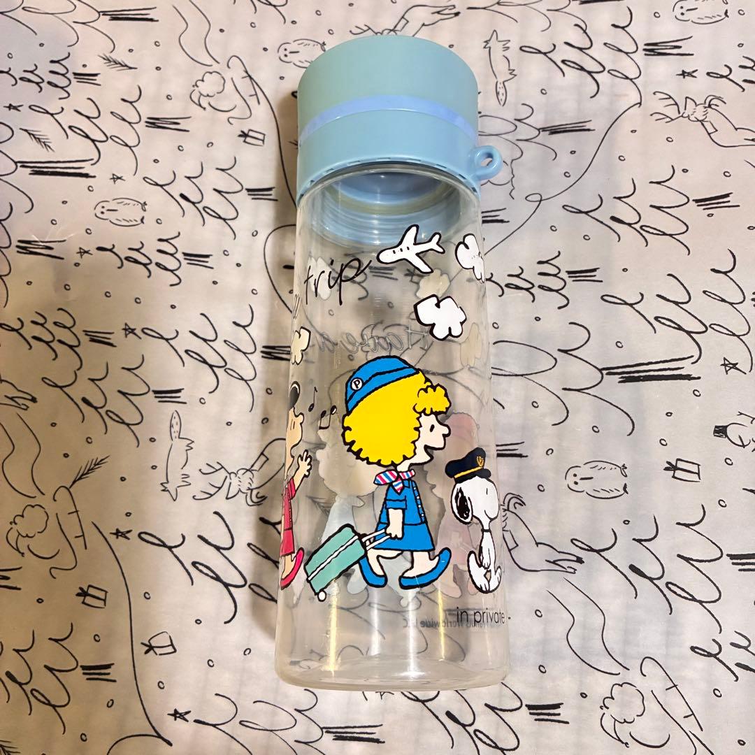 d*3様 プラザ限定　inprivate ピーナッツ スヌーピー 水筒 透明ボト