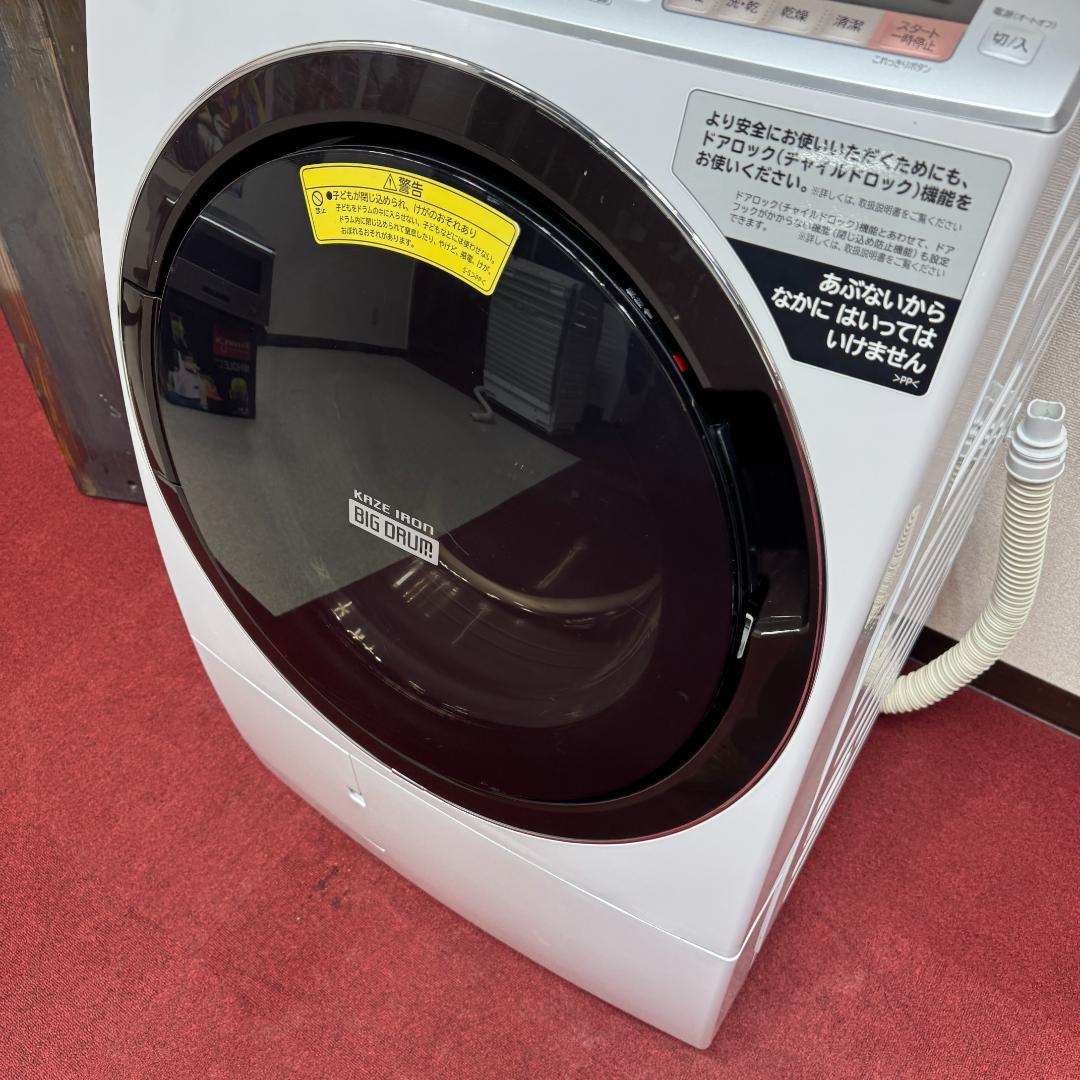 東京23区送料無料　美品日立ドラム洗濯乾燥機型　2019年製　自動投入付き