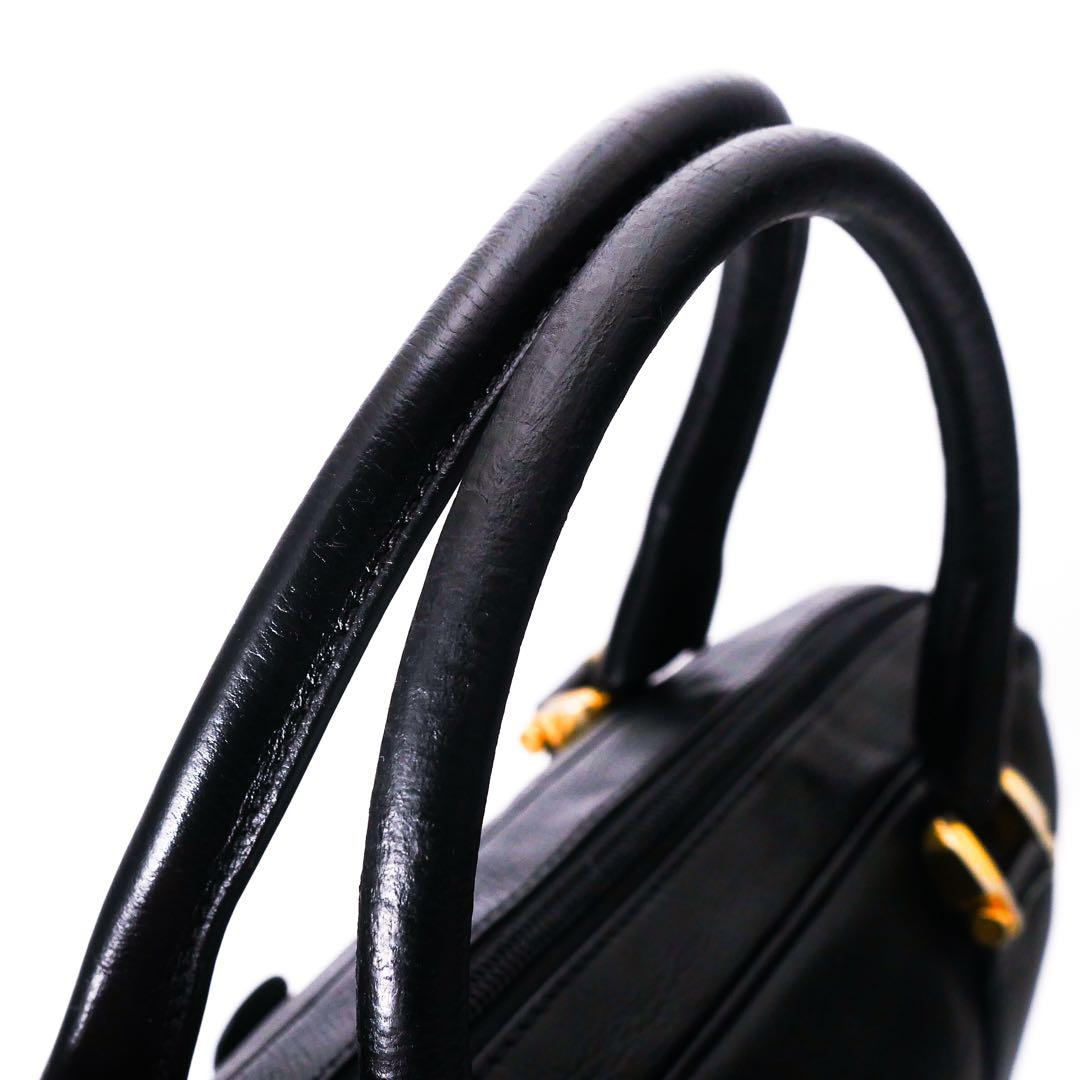 美品 LOEWE ロエベ アナグラム ブリーフバッグ ビジネスバッグ 黒