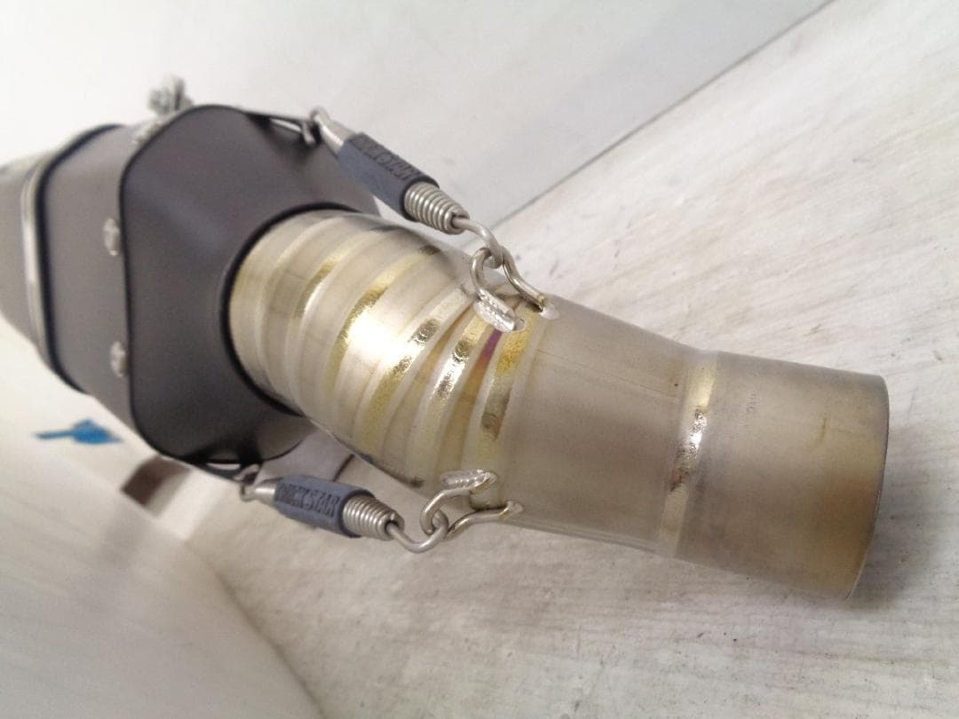 ZX6R ZX636G 19-23 トリックスター イカズチ ブラック マフラー