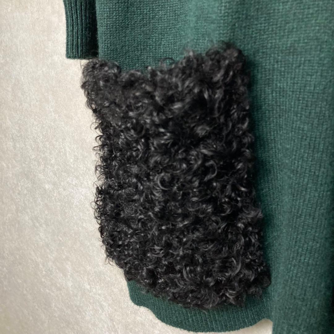 【美品】LV ルイヴィトン　カシミヤ100%　ニット　ハイネック　ワンピース