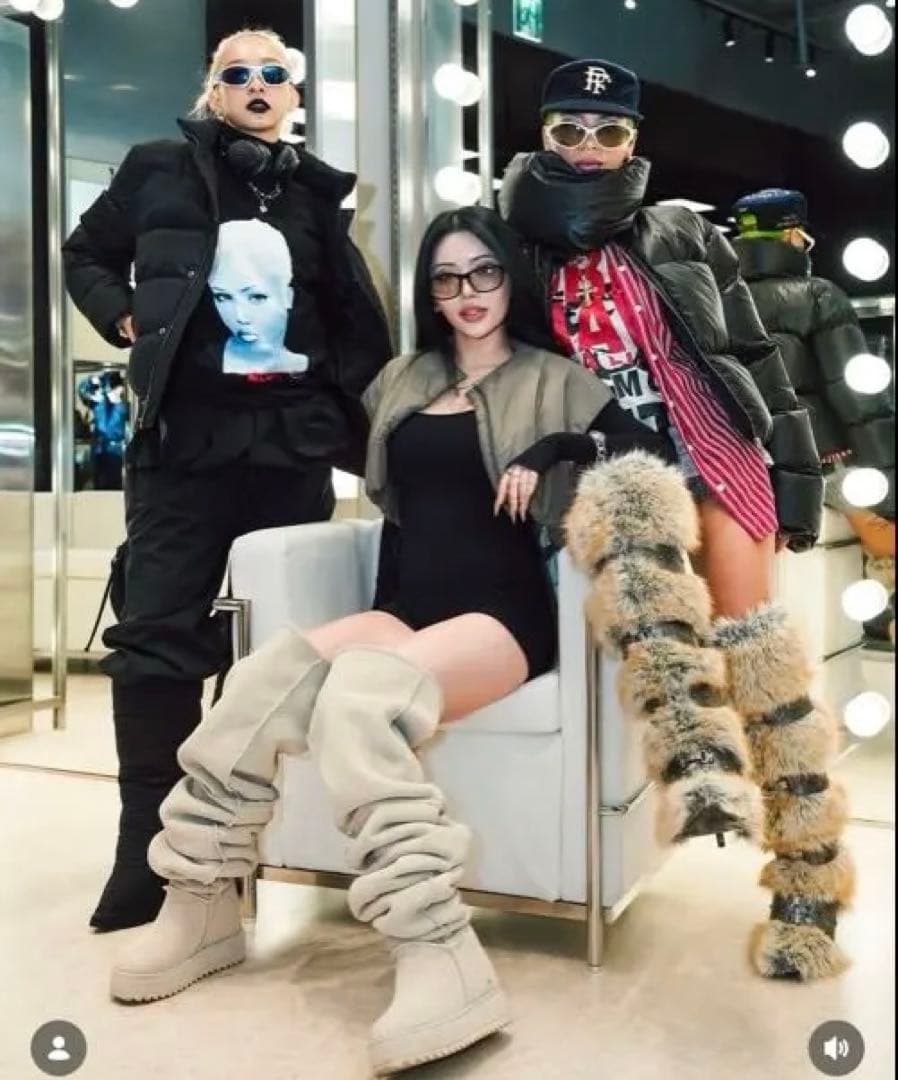 新品YELLO JACOB LOOSE FIT LONG BOOTS brown