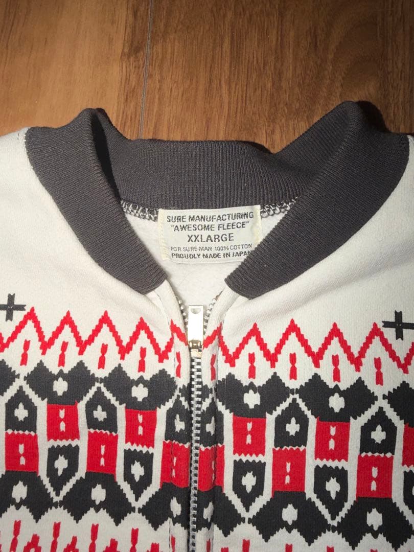 xxdevelopment雪柄スウェット　sure サイズXXL