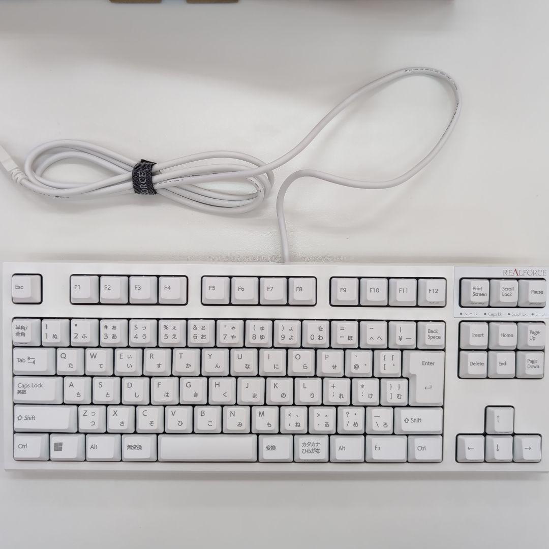 REALFORCE R3S 有線 テンキーレス 45g 日本語配列R3SC21