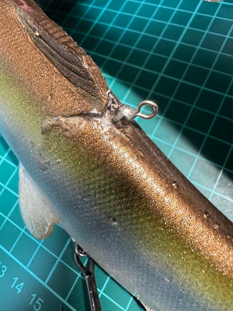 Nate's Baits 12インチ ラインスルートラウト 新品　フック付き