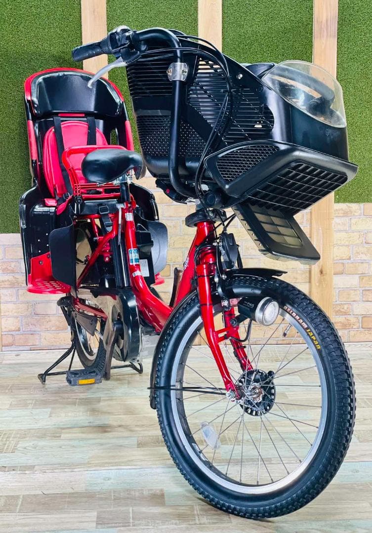 スーパーセール レッド系 ヤマハ 子供乗せ電動アシスト ZH2978