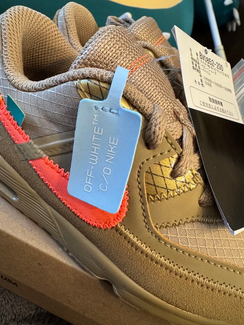 Off-White × Nike Air Max 90 \"Desert Ore\"
