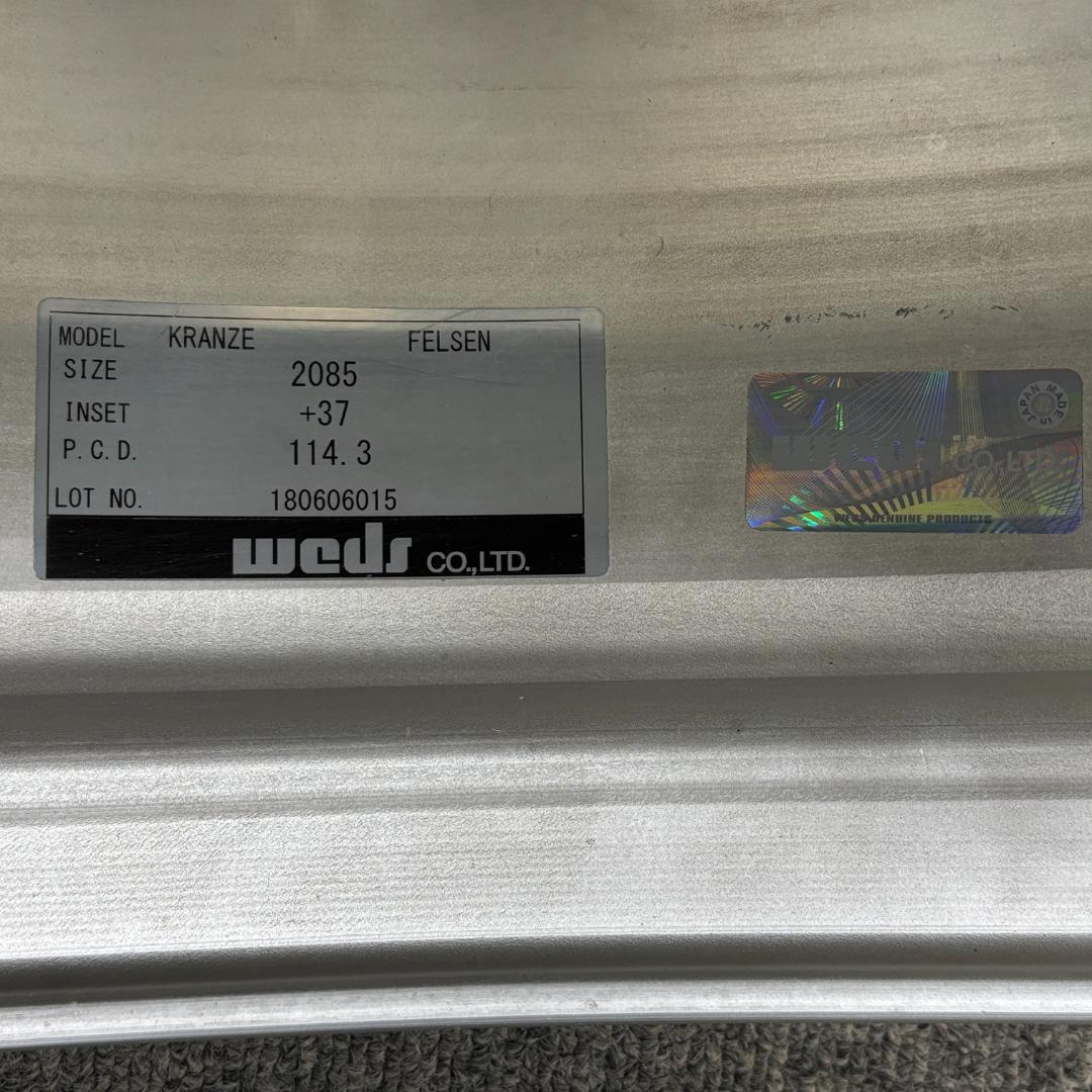 新品タイヤ付 weds クレンツェ フェルゼン アルファード ハリアー