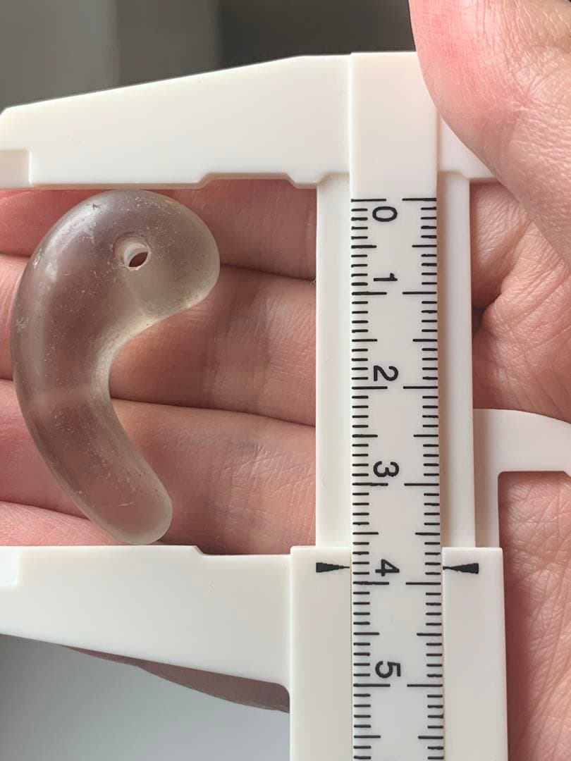 古墳期　出土　本水晶勾玉　水晶　縄文時代　弥生　石器　土器　翡翠勾玉　根付　勾玉