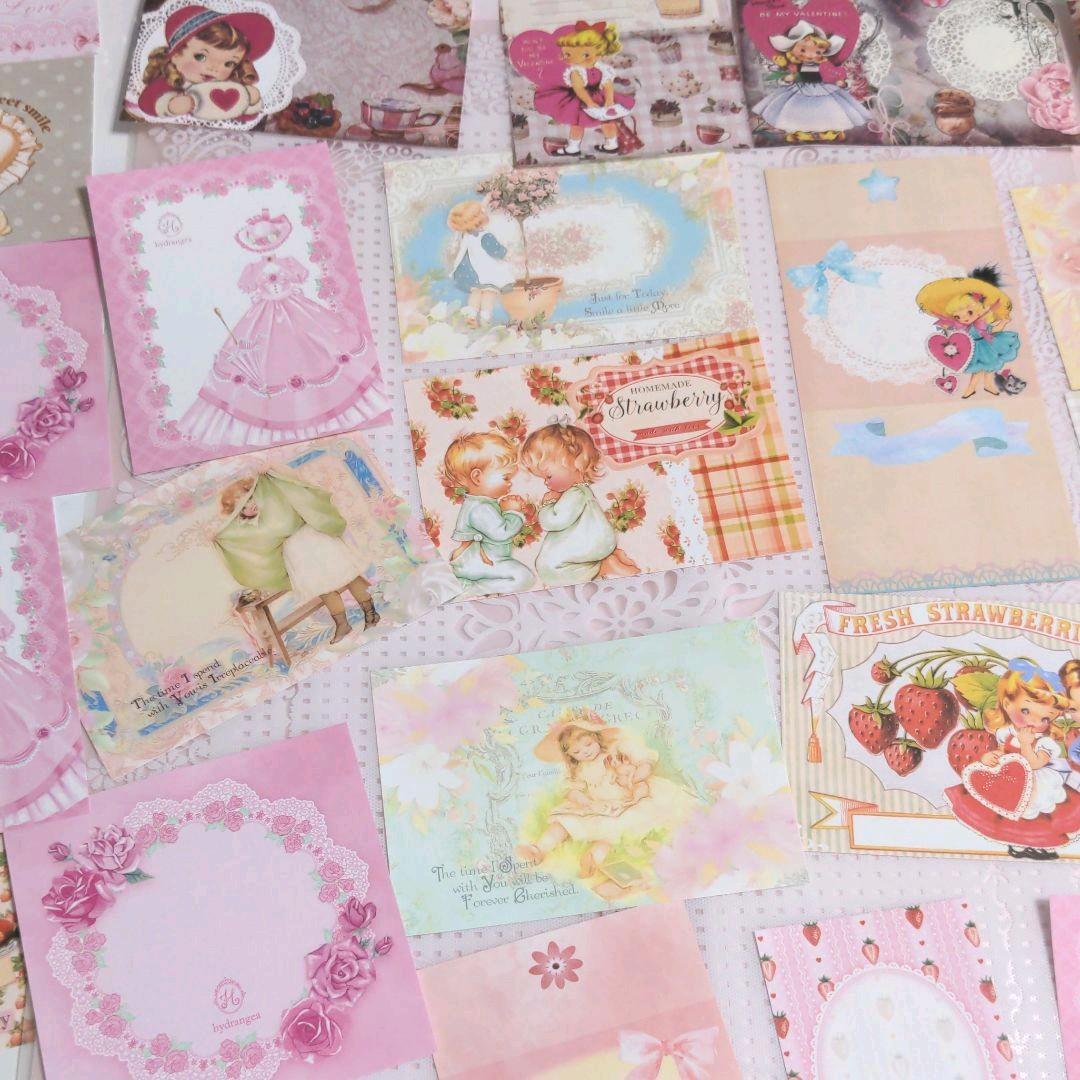 みんみ✩.*様ご確認用♥新作ガーリーレトロガール♥可愛いバラメモ♯619