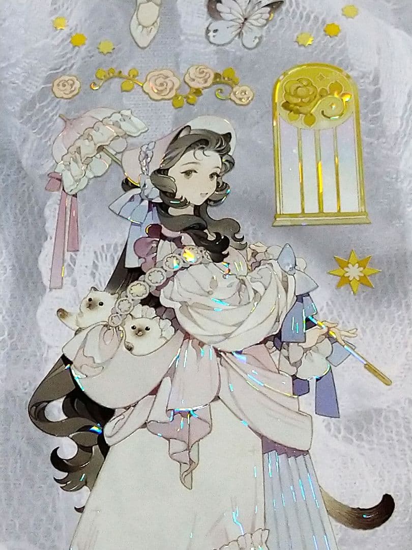 ✩再販✩J1148＃喵步轻盈(贝壳光)切り売り海外人物マステ女の子