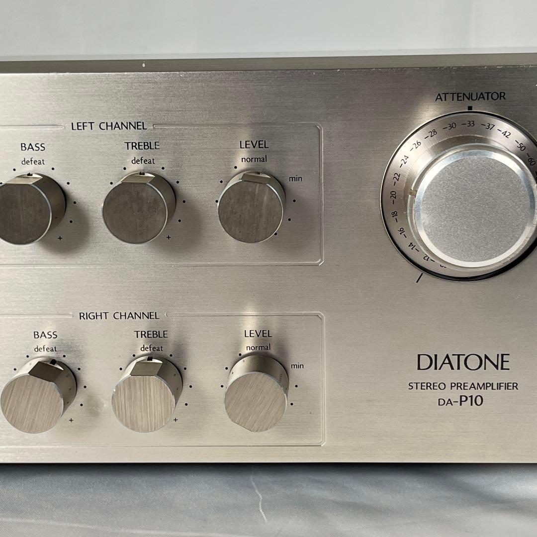 DIATONE DA-P10 プリアンプ ジャンク 電源入らず 修理部品取