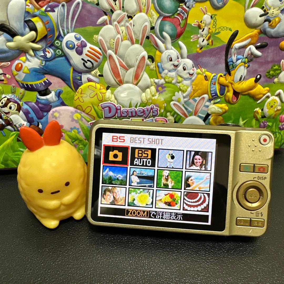 CASIO EXILIM ZOOM EX-Z90ゴールド　動作確認済　中古良品