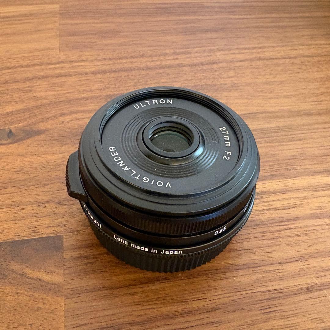 Voigtlander ULTRON 27mm F2 Xマウント 箱付