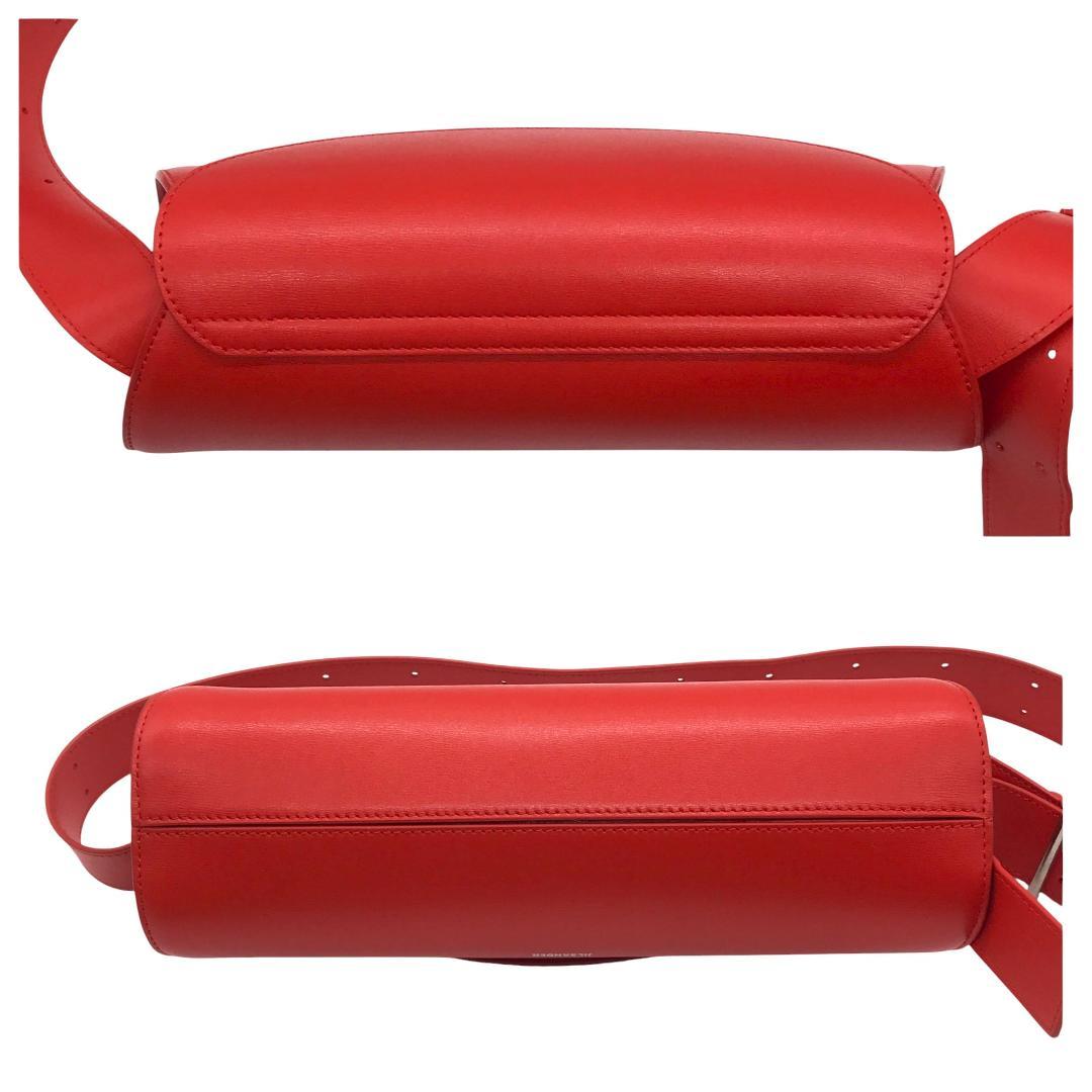 【現行品/極美品】ジルサンダー カンノーロ ショルダーバッグ スモール レッド