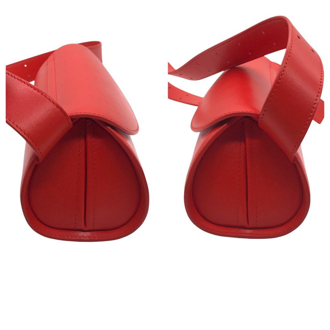 【現行品/極美品】ジルサンダー カンノーロ ショルダーバッグ スモール レッド