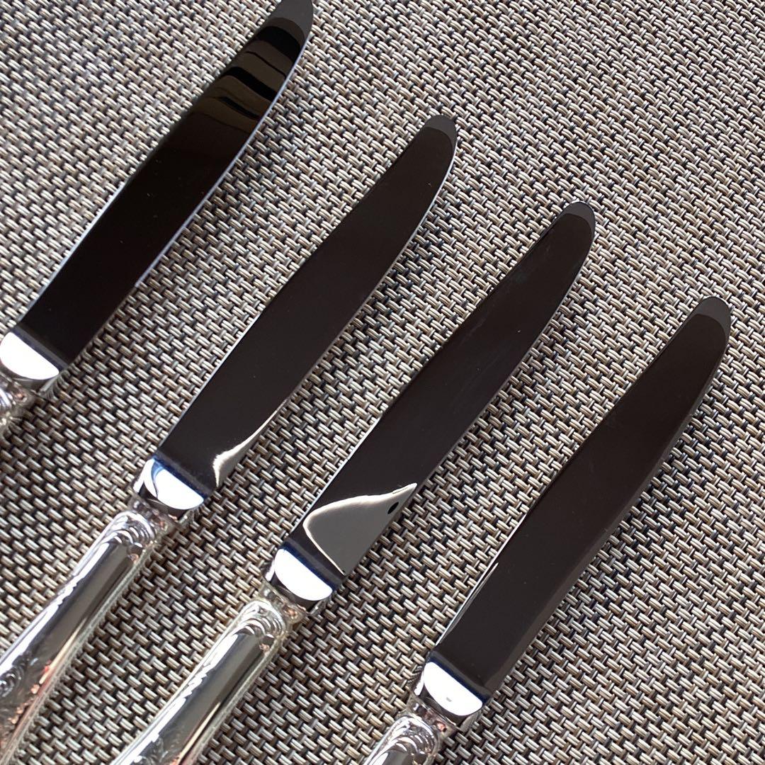 《CHRISTOFLE MARLY》アフタヌーンティー用シルバーナイフ＆フォーク