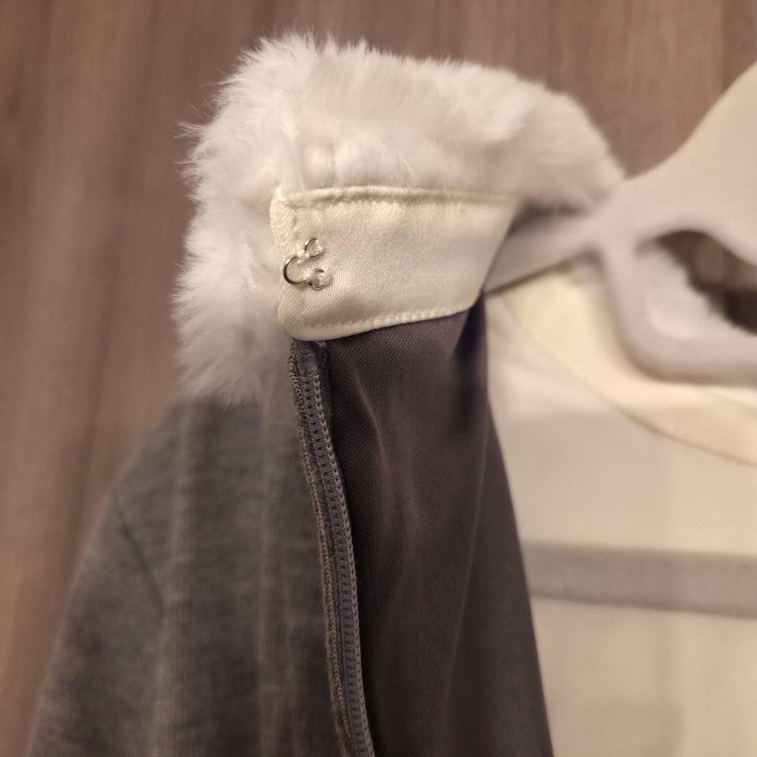 ワンピース Knit sew pleated op S