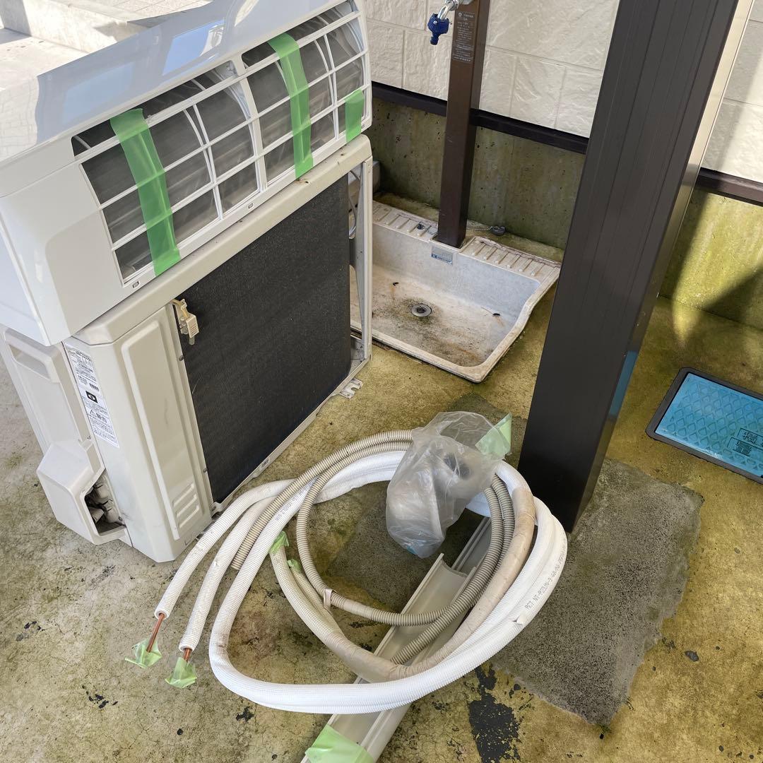 IRIS OHYAMA エアコン本体 配管付き