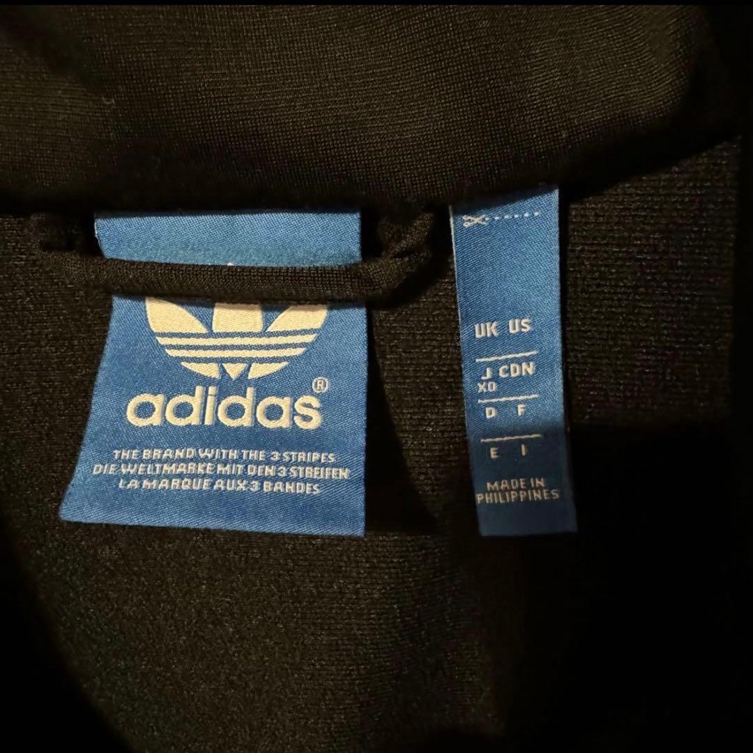 【美品】adidas トラックジャケット ファイヤーバード ブラック 2XL 黒