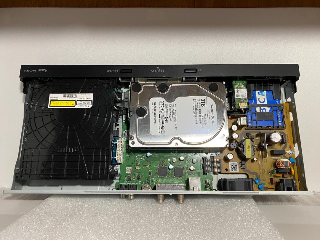 SHARP　BD-NT1200　18年製　「容量アップHDD:3TB」