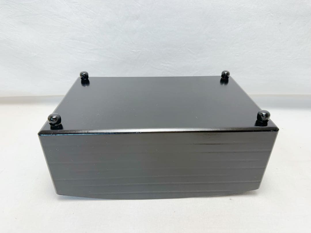 未使用 茶道具 一閑塗 櫛形 莨盆 如心斎好写し 粒足 元箱