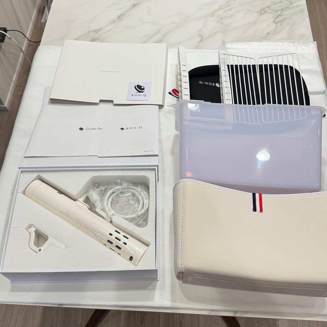 【最新モデル】【美品】BONIQ 3.0 スターターセット ホワイト 低温調理器