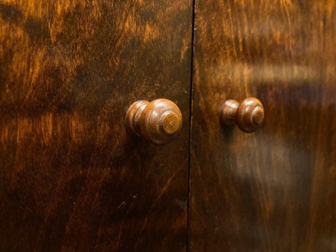 松本民芸家具 506型 朝鮮棚 ミズメザクラ 茶棚 飾り棚 李朝 アンティーク