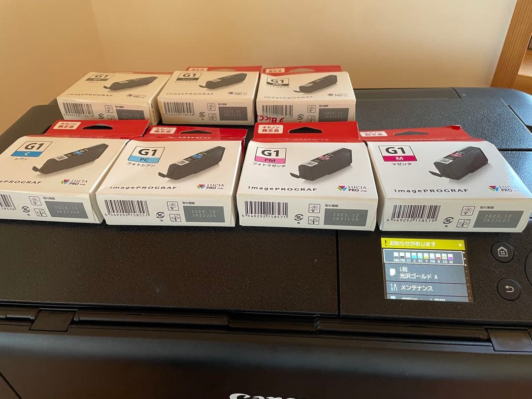 Canon imagePROGRAF PRO-G1（ジャンク）インク19本付