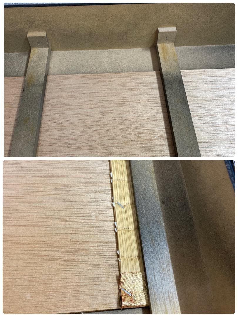 F17-3 高級木製　塗り飾り台　台巾70㎝位　ひな人形台　親王飾り台