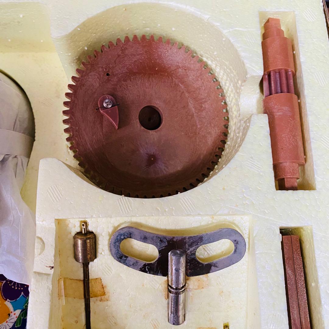 【未組立品/超希少】株式会社 ユニー 茶運人形 からくり人形 ゼンマイ式