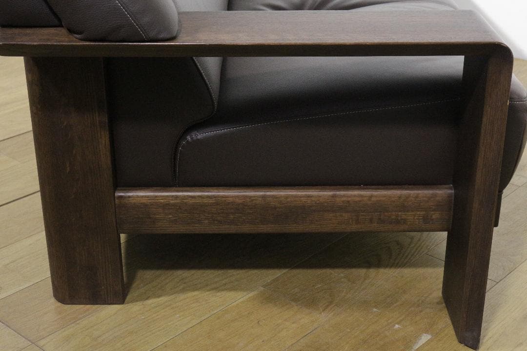 karimokuカリモク家具★Chitanoチターノ★３人掛けソファ★本革