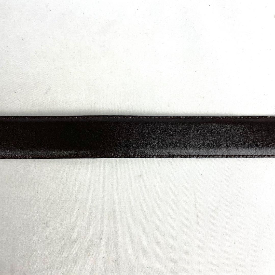 CELINE セリーヌ ベルト トリオンフ ゴールド バックル レザー ブラック