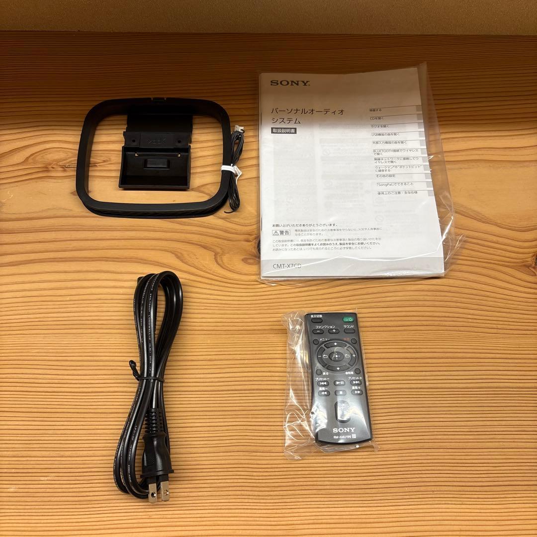 新品未使用　SONY マルチコネクトコンポ　CMT-X7CD 【ブラック】