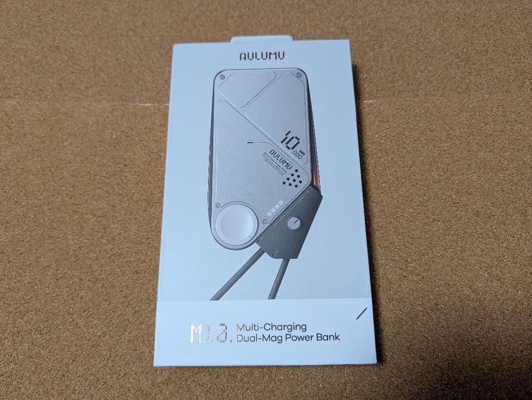 AULUMU M10 MagSafe AppleWatch モバイルバッテリー