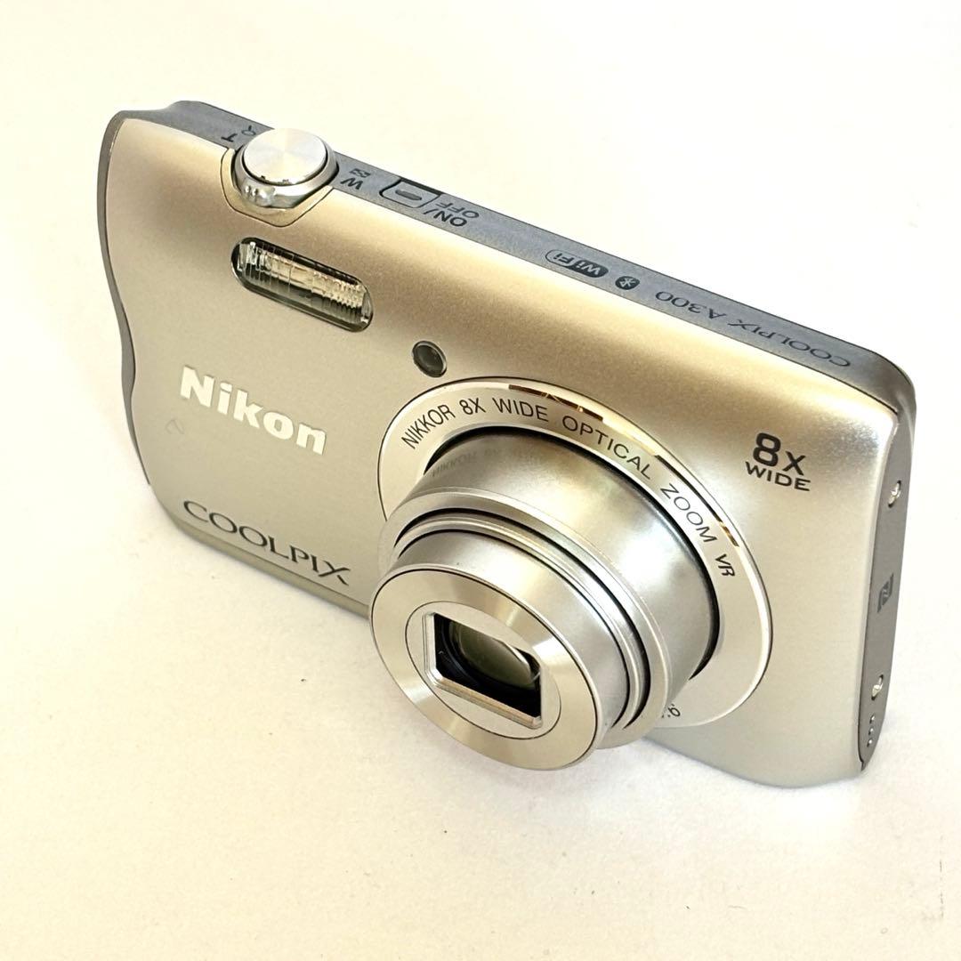 【美品】Nikon coolpix A300 ニコン　デジガメ　SDカード2GB