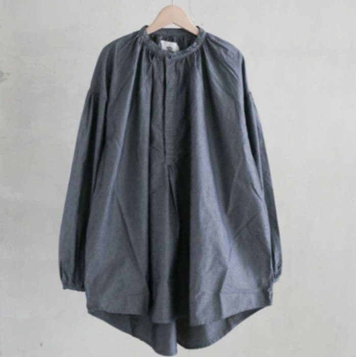 OUTIL /コットンシルクブラウス