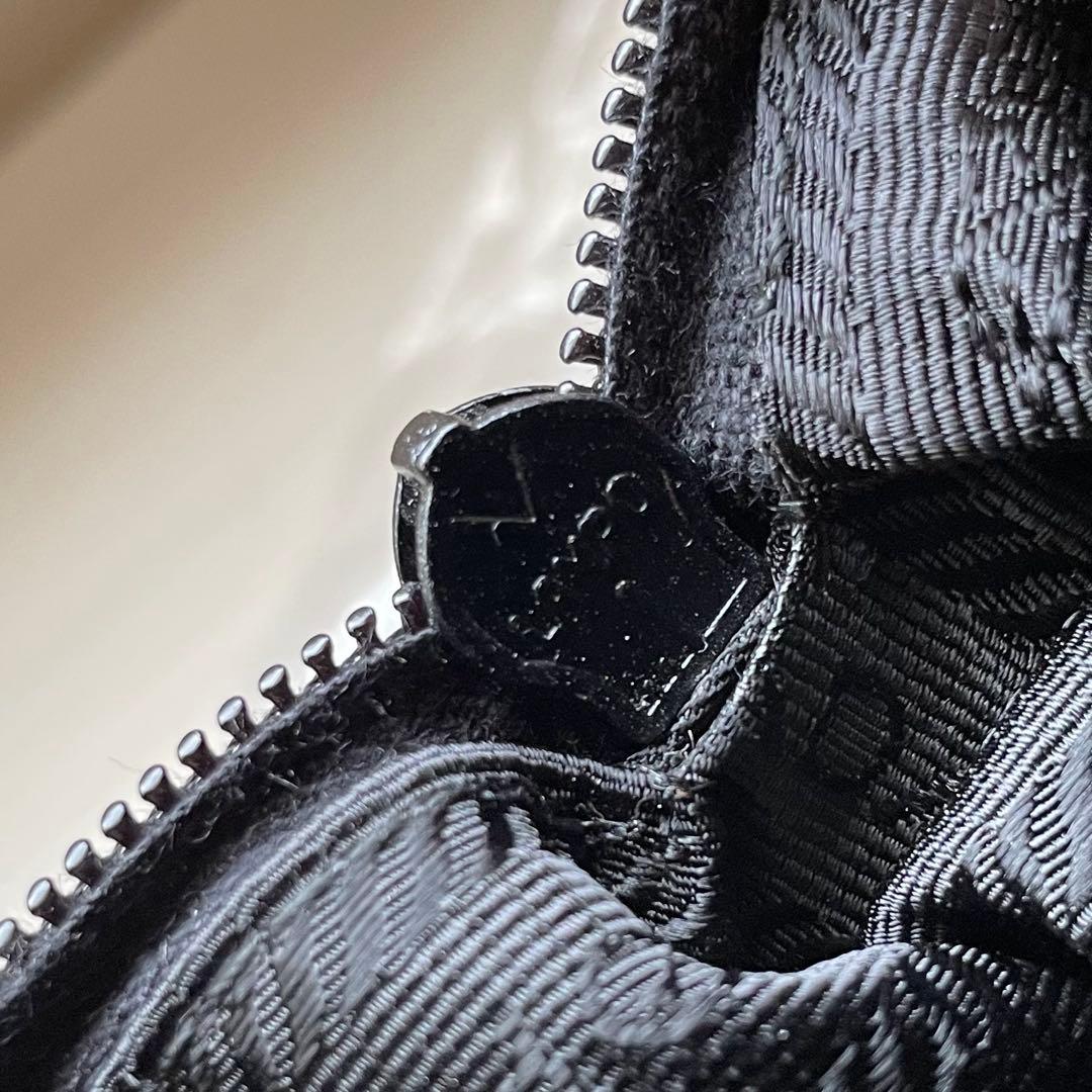 極美品 PRADA ショルダーバッグ カメラバッグ ナイロン レザー ブラック