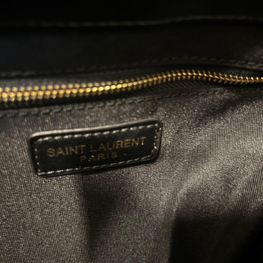YSL キルティングエコバッグ 黒