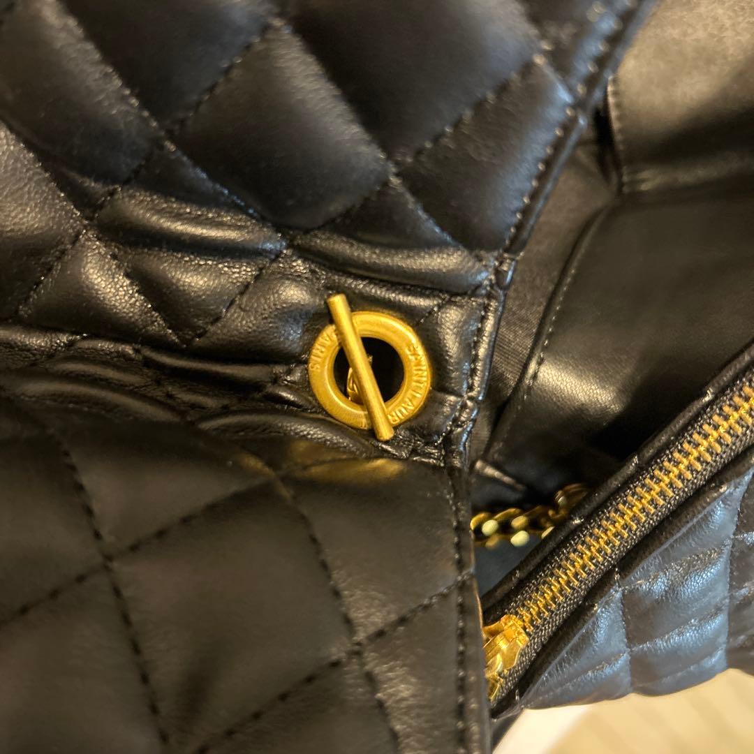 YSL キルティングエコバッグ 黒