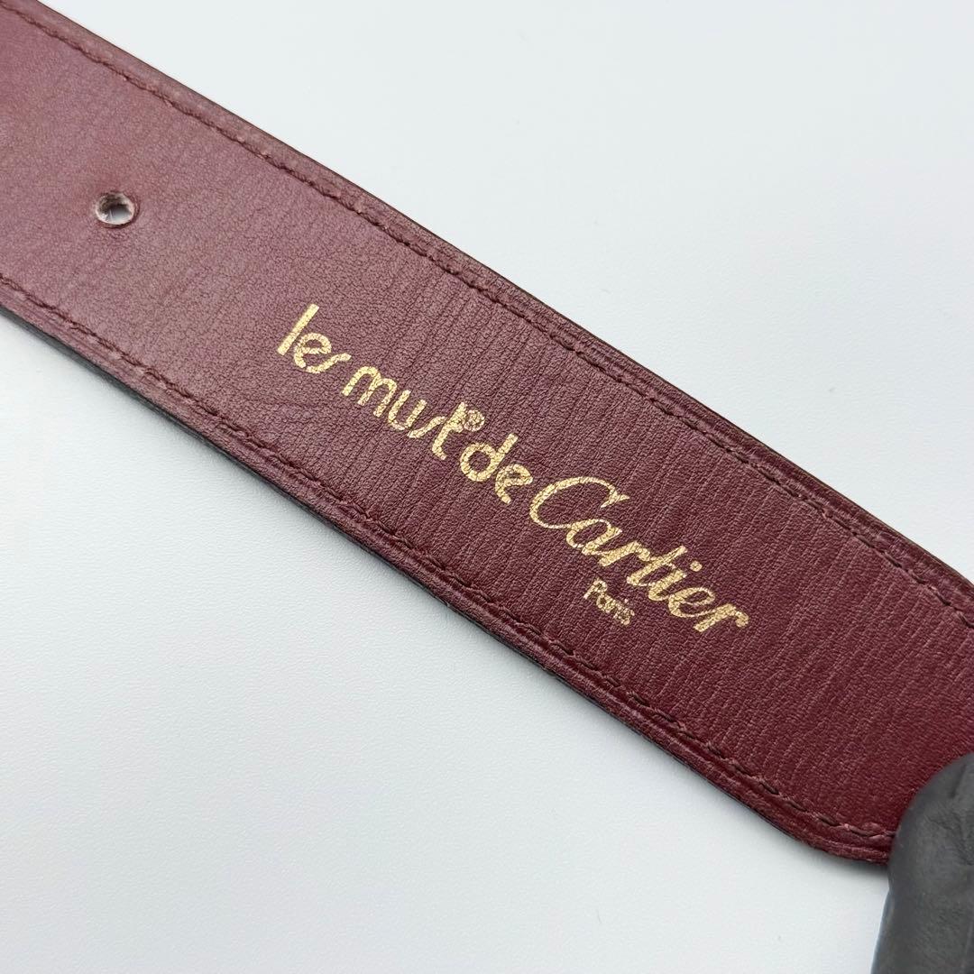 ✨美品✨Cartier マストライン ベルト 本革 箱付き 純正ベルト 男女兼用