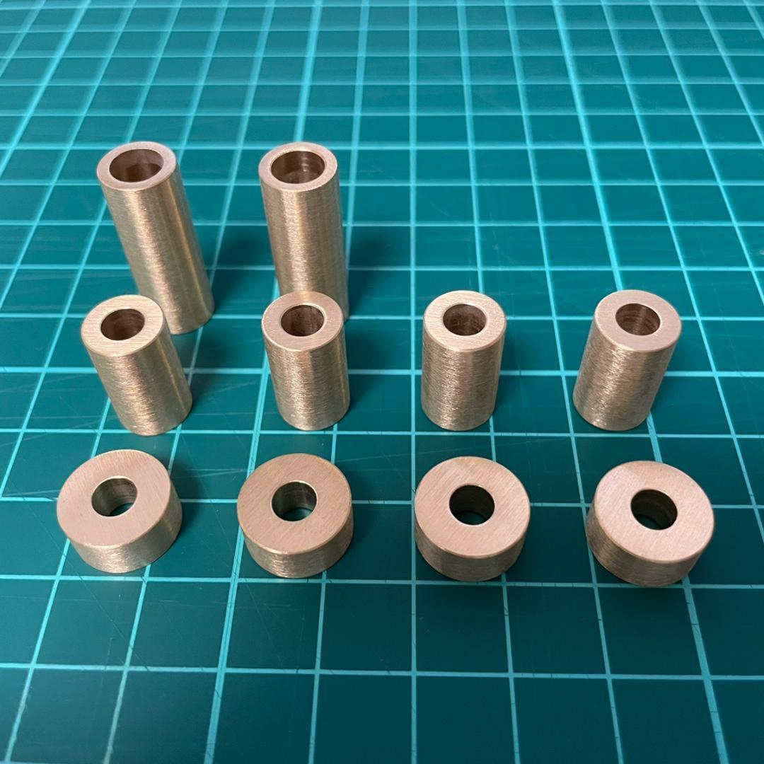 【サボ】真鍮金具 全14パーツ ＆ 真鍮スペーサー 10個