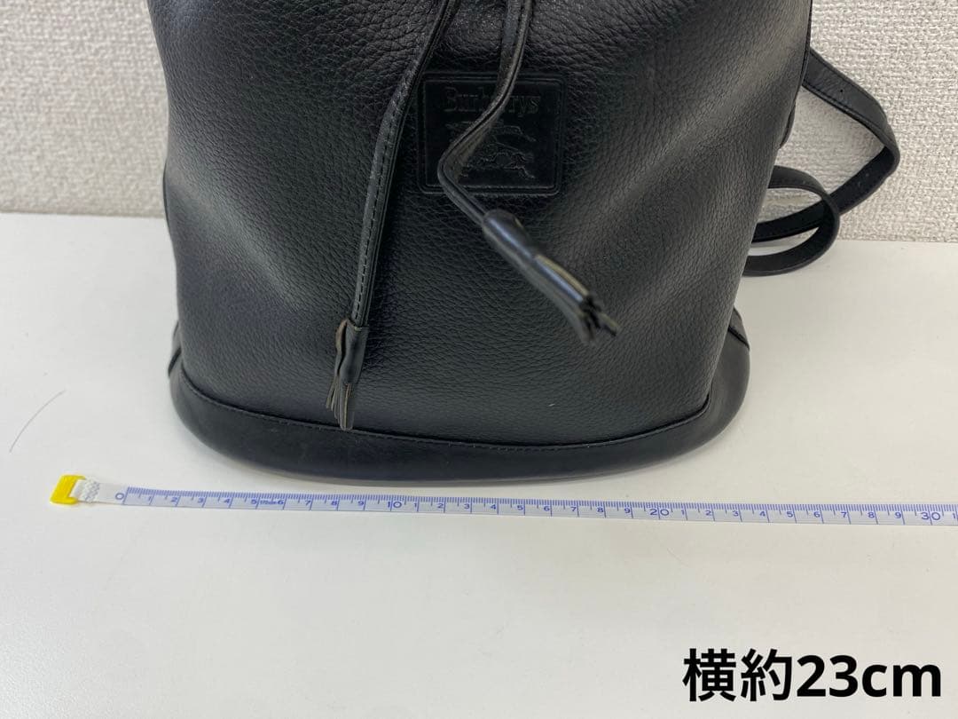 BURBERRY バーバリー 巾着バッグ ショルダーバッグ ブラック 箱付き