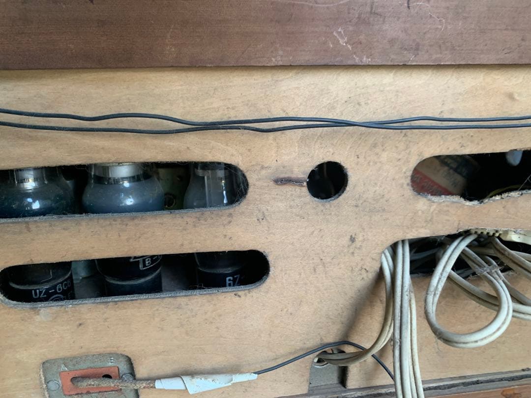 骨董品　真空管ラジオ　大阪無線　昭和アンティーク