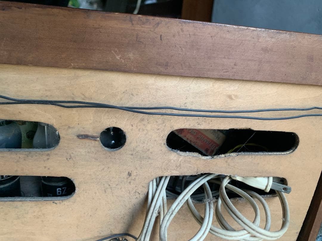 骨董品　真空管ラジオ　大阪無線　昭和アンティーク