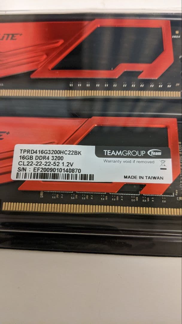 TEAM Elite DDR4 3200 2×16GB（32GB）