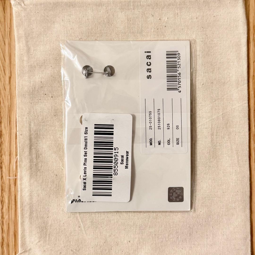 SACAI Levi's Pins Bronze サカイ リーバイス ピンズ