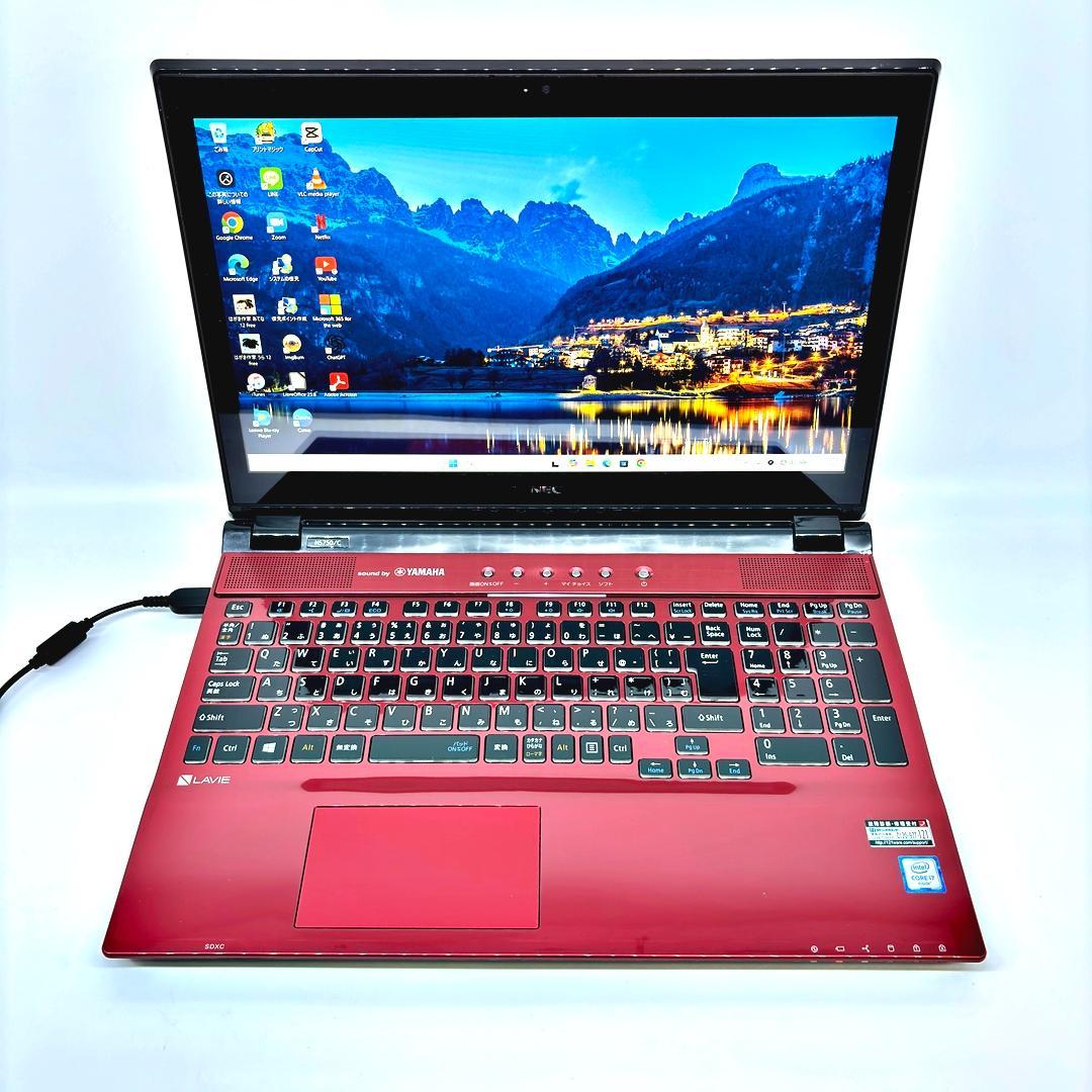 NECノートパソコン Win11 Corei7 新品SSD office A18