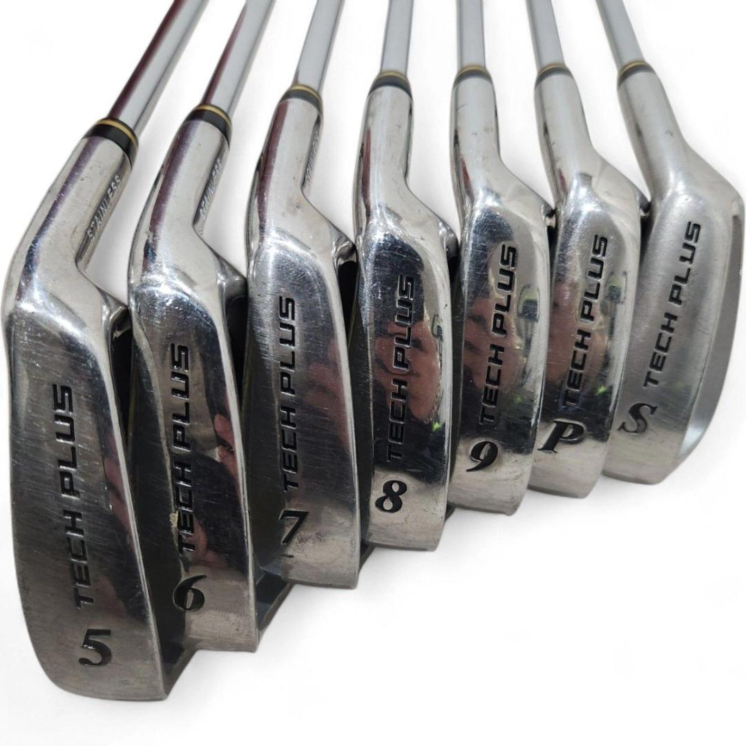 TECH PLUS TXD-420 ゴルフクラブ 11本 純正セット 初心者向け